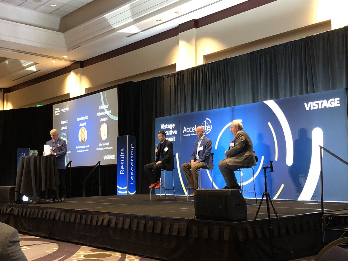Congratulations to the <a href="/vistage/">Vistage Worldwide</a> members honored yesterday at the #VistageExecSummit. <a href="/JeffreyJahn/">Jeff Jahn</a>  Keith Hildebrandt &amp; Mark Oswald shared how values and culture drive their success.