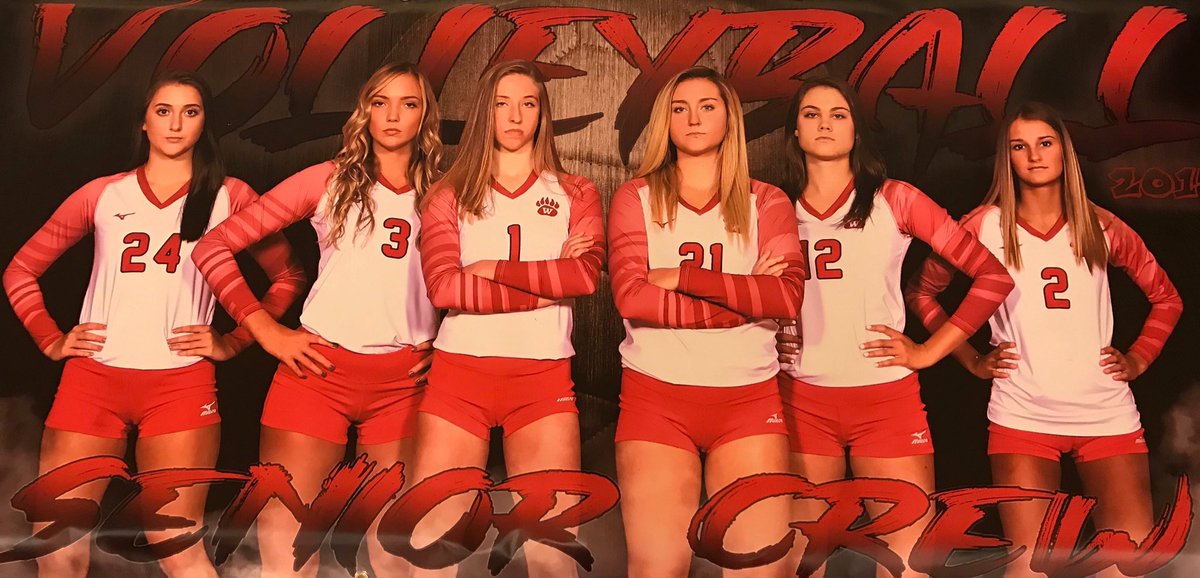 There are so many wonderful senior volleyball athletes everywhere, but I wouldn’t trade these six for anything!#Grizzlyvolleyball