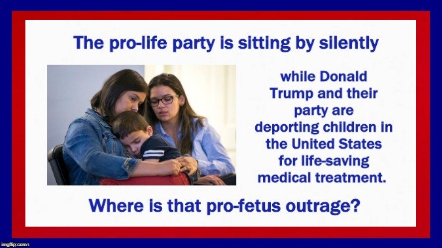 prayerfeathers's tweet image. #ProLife or #ProFetus? 
Where is your outrage now @frfrankpavone? 
Your God @realDonaldTrump has signed these children's death sentences. They are already breathing, learning, loving and fearing human beings. Will you pray over their bodies? Will you comfort their loved ones?