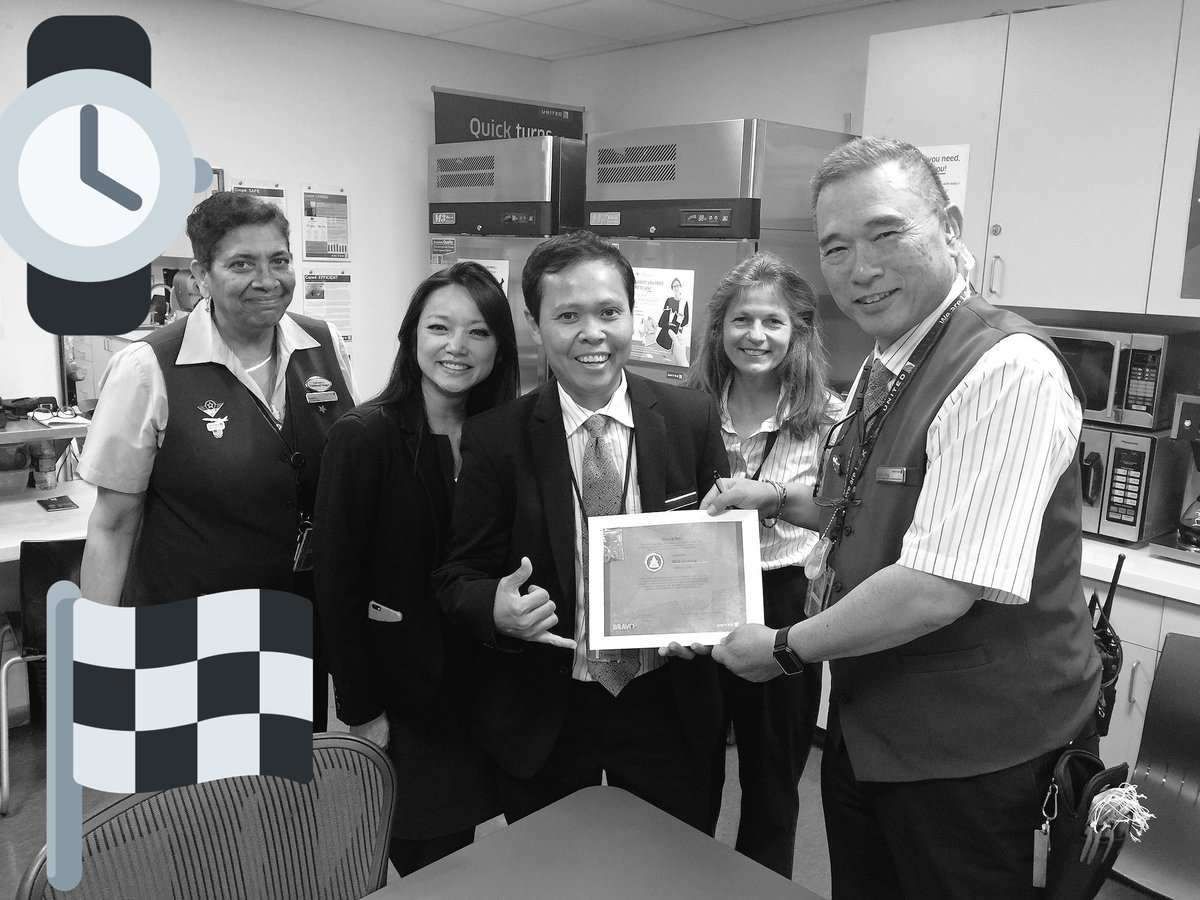 DctUnited's tweet photo. @weareunited #BeingUnited @whyiloveao ⭐️Another LAX AWARD 🏆WINNER 'MICK' is congratulated by his Terminal 8 gate team.   Mick earns the DEPENDABILITY ⭐️Award for being ON-TIME EVERY TIME &amp; FRIENDLY 2 EVERY ⭐️CUSTOMER.   Thank you Mick‼️@bjg66 @mason5525 @Auggiie69 @Pameladj13 https://t.co/Pb1BoKhU2W