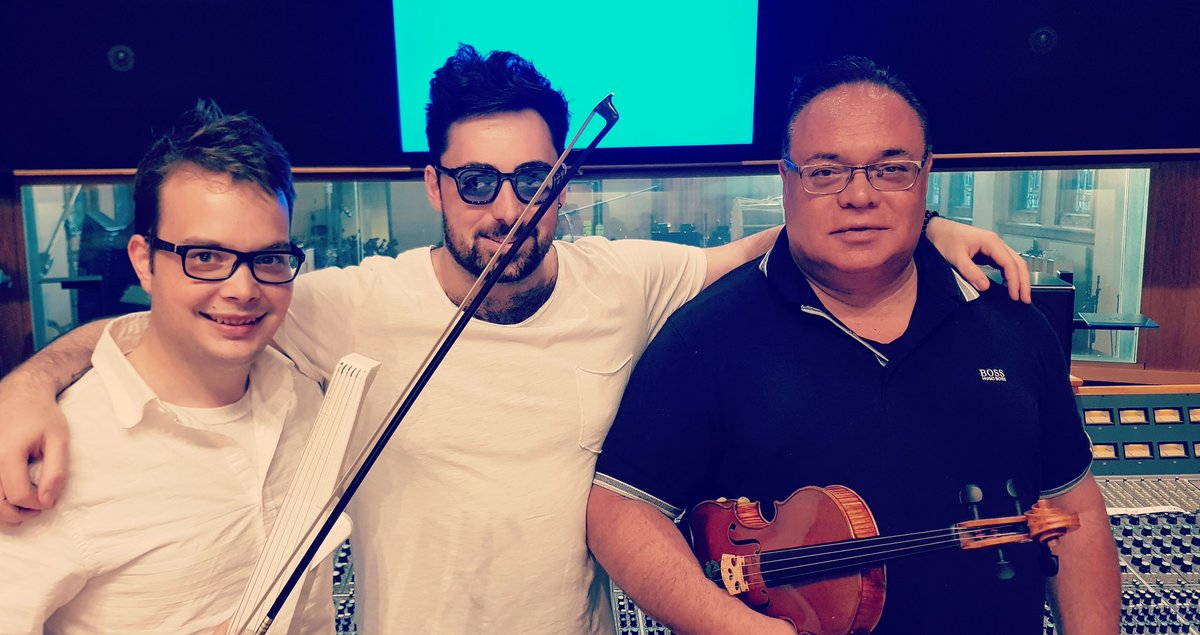 Job done. Smashed 2 days of recording for a project, finishing 18 months of work with 2 of the most incredible solo musicians. Acoustic Violin vs 3D Printed 6 String Electric Violin. The height of virtuosic talent.