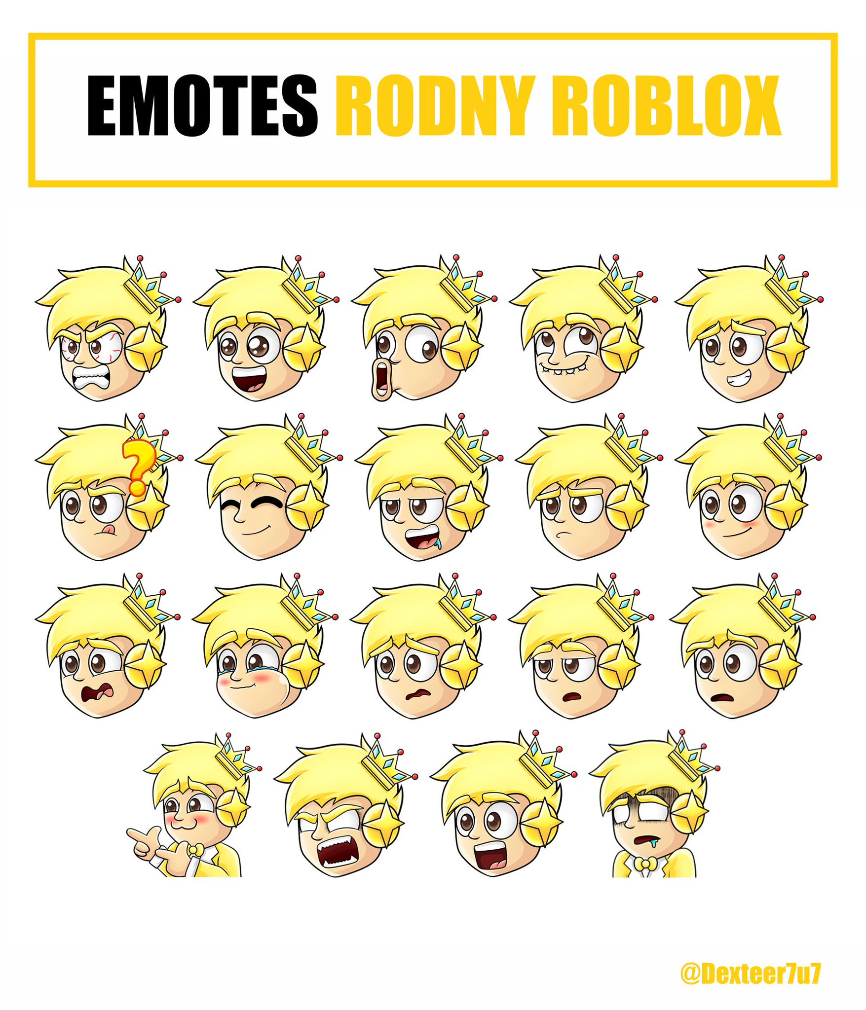 Dexteer Comisiones Abiertas Auf Twitter Otros Emojis Mas Para Mi Compi Rodny Yt Como Los Demas Me Han Mega Encantado 3 Vayan A Verlos En Su Ultimo Video Rt - emotes rodny roblox emojis