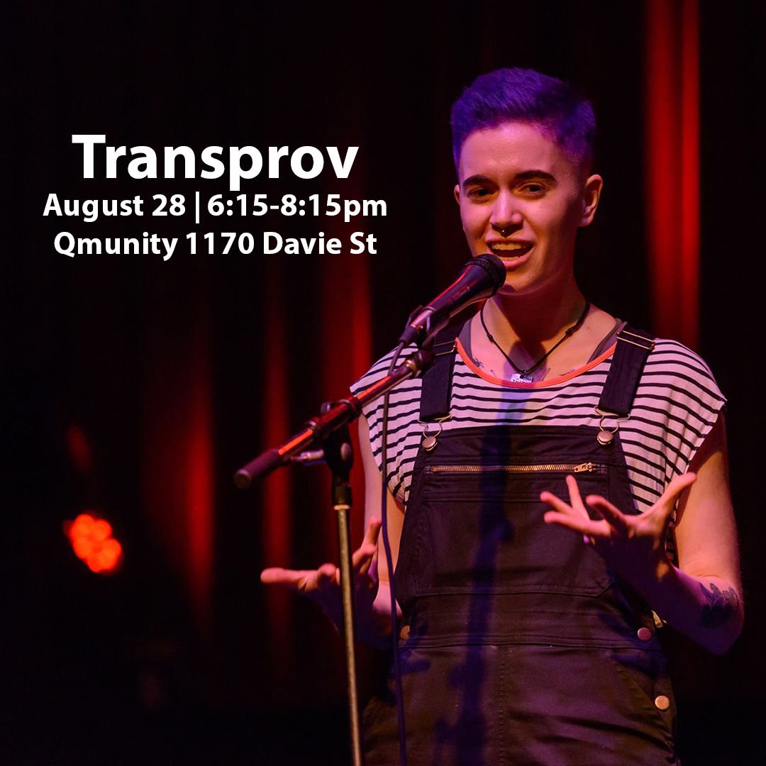 queerprov's tweet image. Tonight! Transprov - a workshop led by Charlie Cook will be happening at Qmunity. If you're trans, nb, two-spirit, gender non-conforming in any way, come by this workshop to have some fun in a safe environment. $10 or PWYC.

facebook.com/events/3490187…