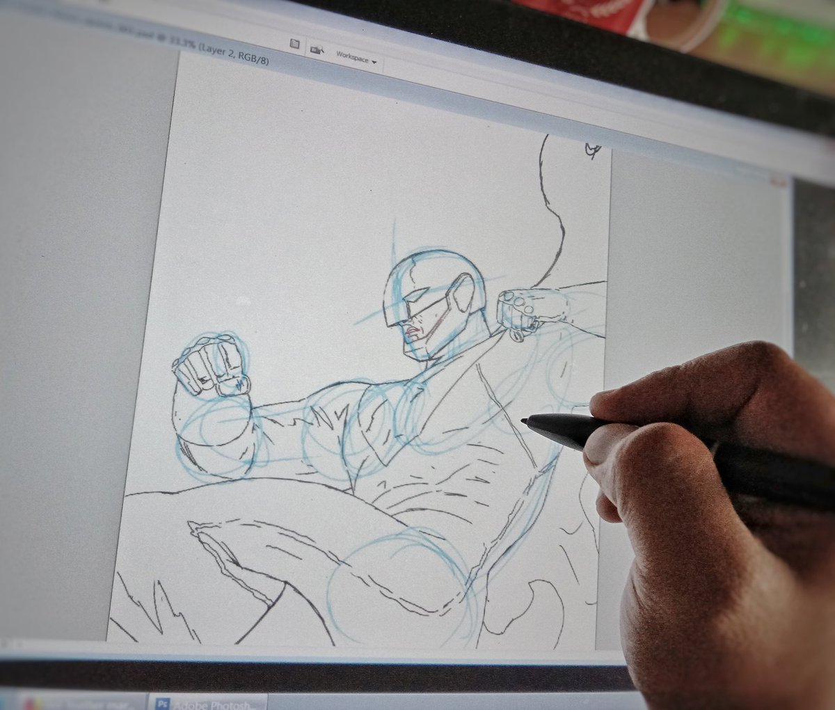 Yup! Comic book coloring work comes first.  😉😊 #comicbookcolorist