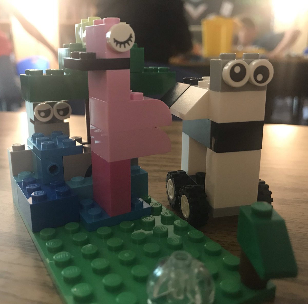 globalorr's tweet photo. During #MiniPaws, @Gateway students enjoyed building creative creatures and structures with Legos. #AdventuresofLegoMan even joined in on the fun. #GoGrizzliesNKC https://t.co/ErWeJZez8f