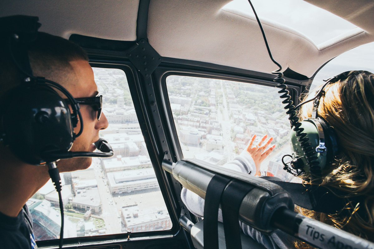 nick__nogueira's tweet photo. On Sunday I photographed an engagement on a helicopter which was flying around Boston. Mathias popped the question while we were right over Fenway Park 😍 a thread : https://t.co/HY1O4h7A4O