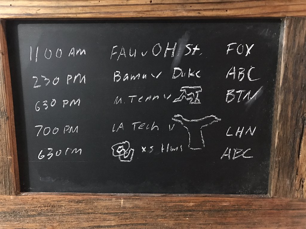 Saturday TV schedule is set