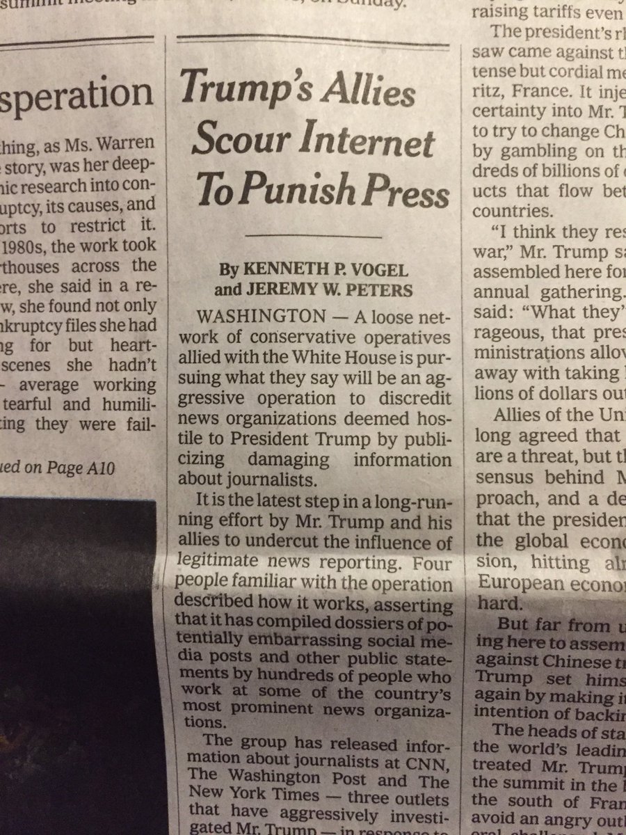 janshoemaker2's tweet image. Because democracy doesn’t need a free press...