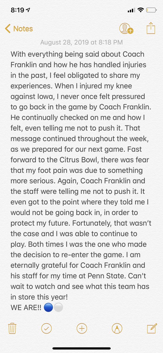 #WeAre <a href="/coachjfranklin/">James Franklin</a>