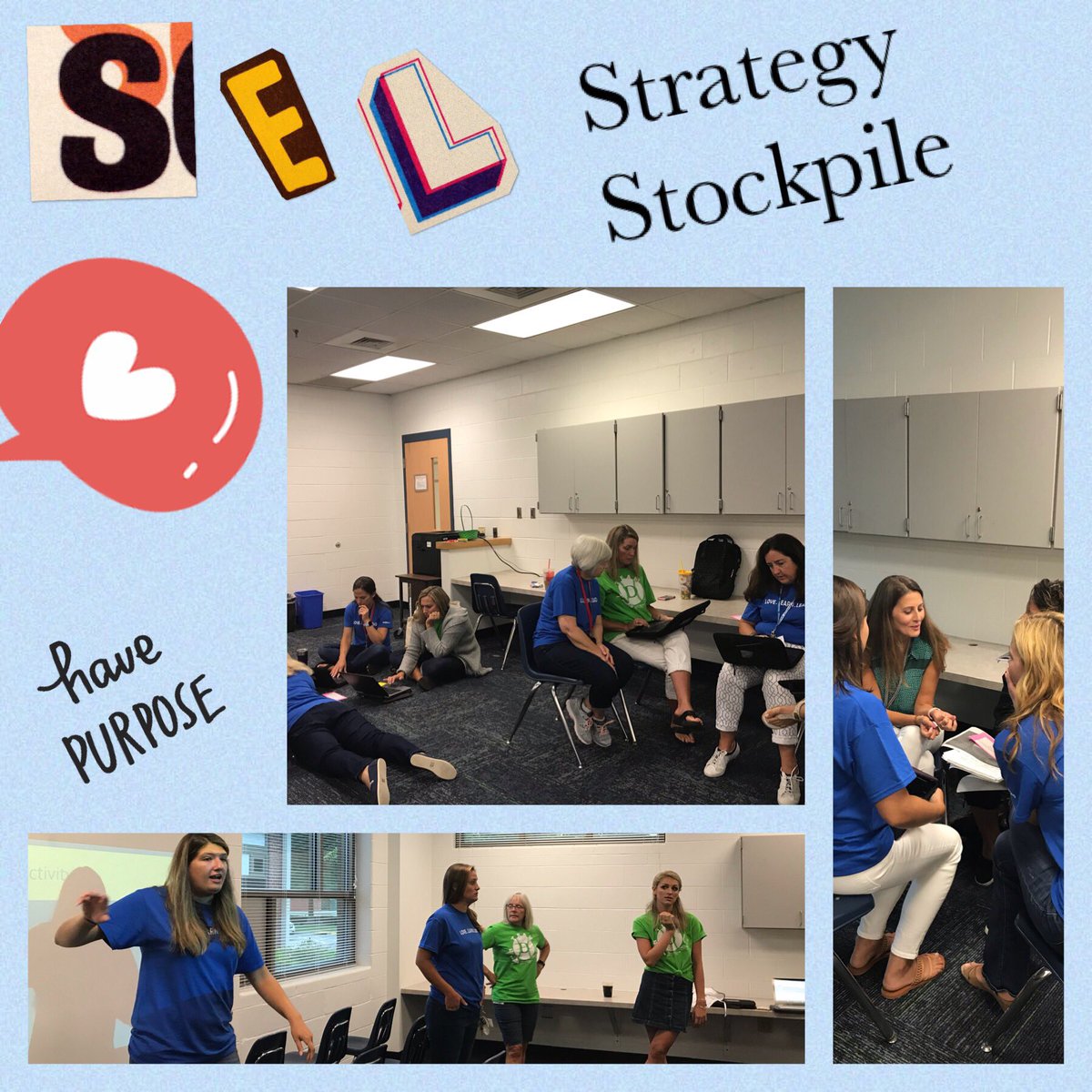 Lewis2Karen's tweet image. The nest was bubbling over with enthusiasm and superb role playing skills 😂 while exploring the SEL Strategy Stockpile! What an amazing time with my fellow educators. #lovelearnlead #welearntogether @LouAnneMetzger @TrantwoodES