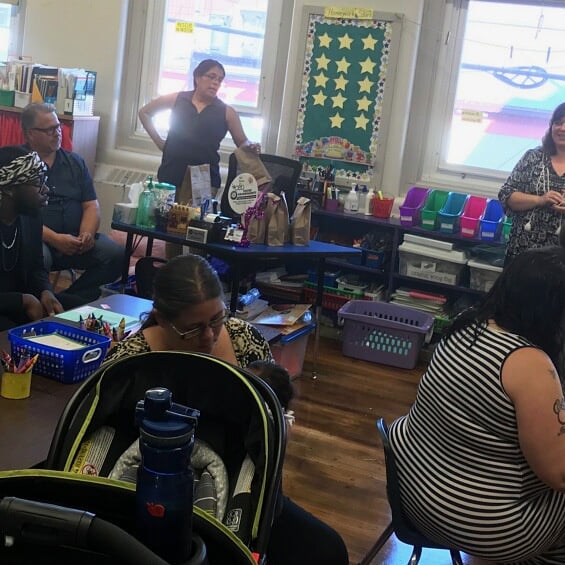 Today's Orientation helped to make the transition to K easier for incoming students and families ... with a special reading of The Kissing Hand and activities that gave them an idea of what to expect as they embark on this exciting educational journey!  #readyforK #lionspride