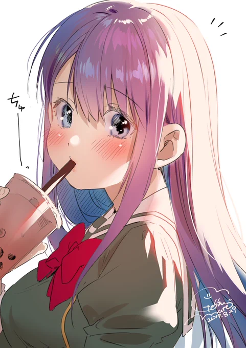 タピオカミルクティー #椿様は咲き誇れない 