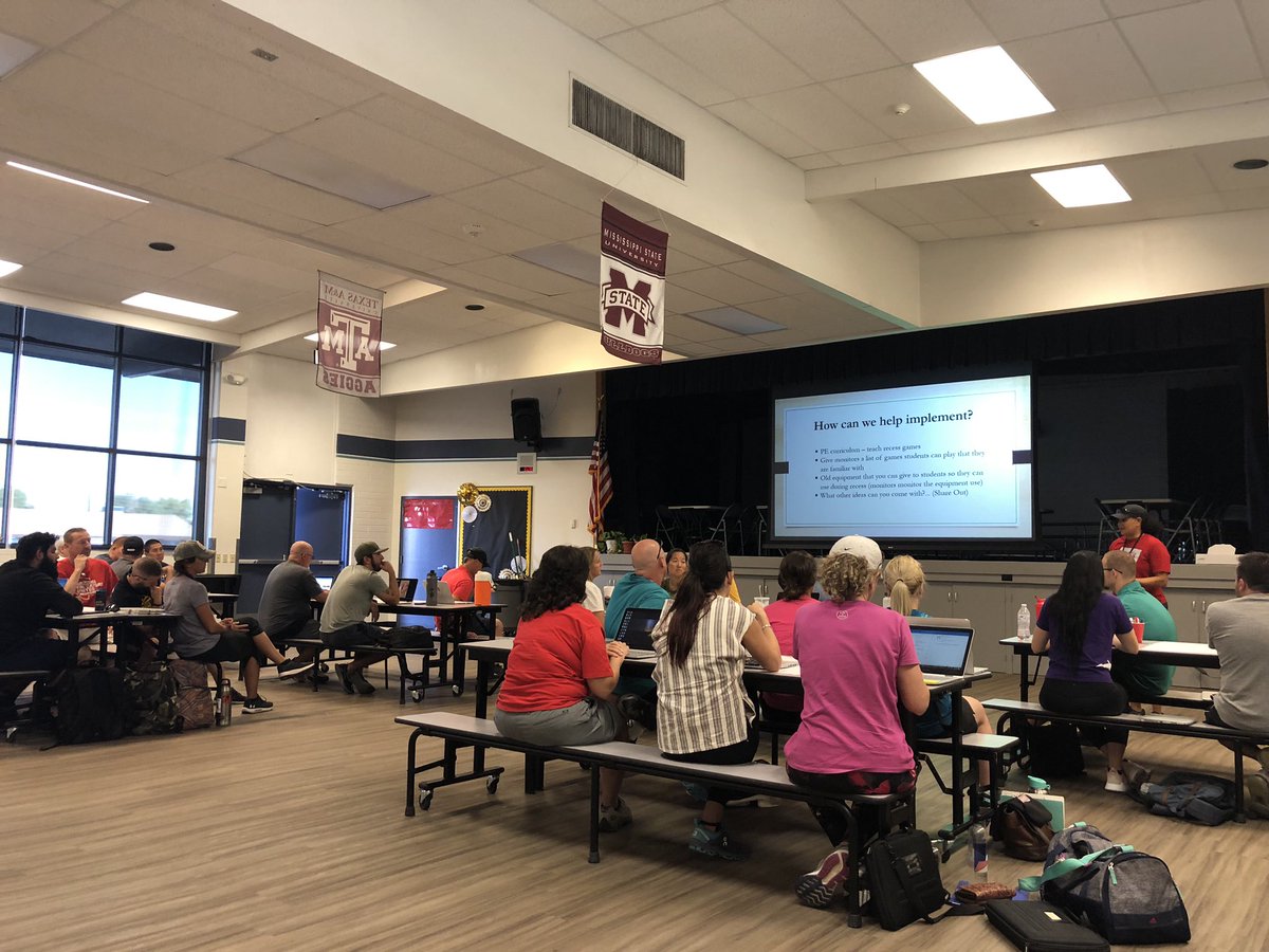 Thank you to the <a href="/WESDschools/">WESD Schools</a> physical education teachers for letting us share our revolutionary Game On! program with you! <a href="/azhpe/">Arizona Health & PE</a>