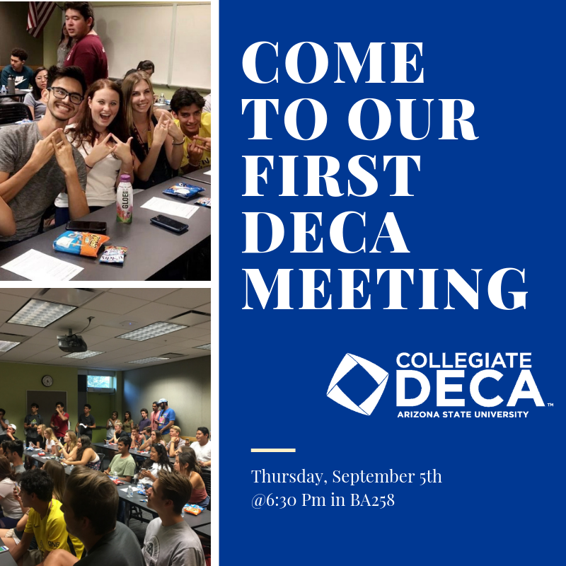 asudeca's tweet photo. Don't miss out on our very first meeting of the semester next Thursday!! Hope to see you all there! https://t.co/pYQZS5hEn1