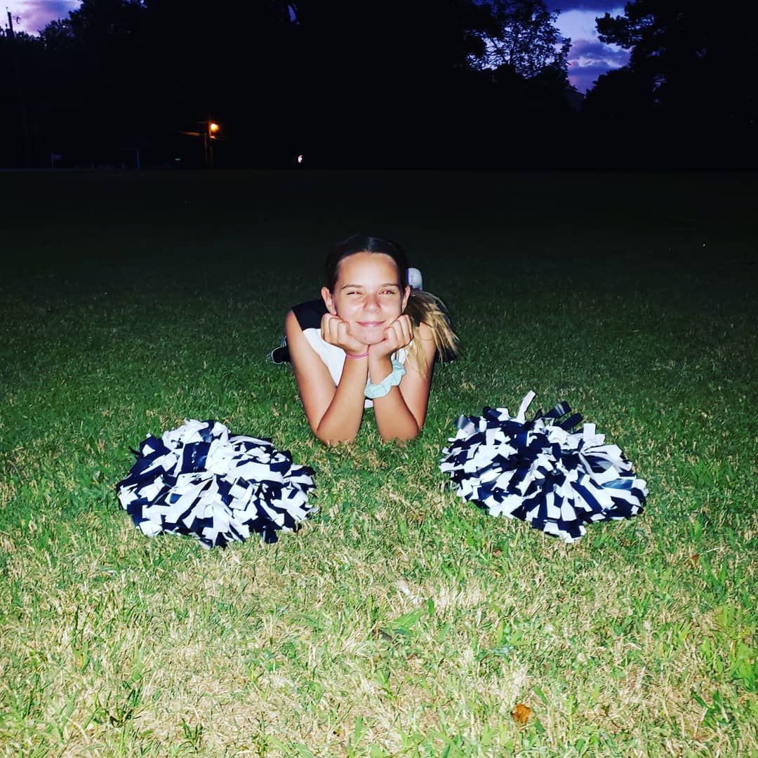 goelway7's tweet image. PVMS Cougar Cheerleader! She cant wait for the 1st football game. #7thgrader #pvmscougars
