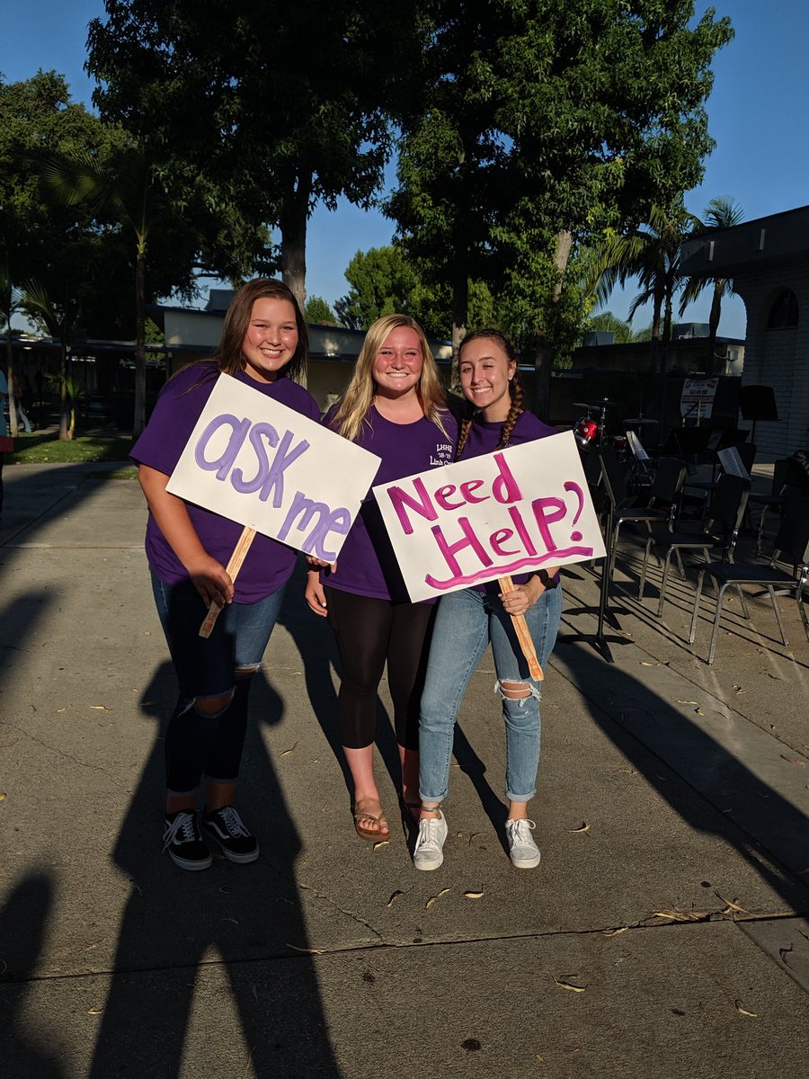 LHHS Link Crew always ready to help. <a href="/lhhs_linkcrew/">la habra link crew!!!</a> @fjuhsd_scambray