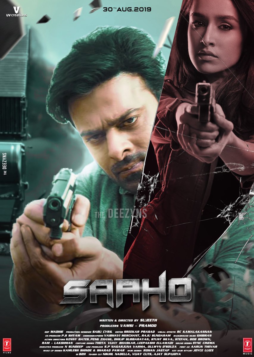 thedeezyns's tweet photo. Here’s our poster design on the eve of #Saaho Release
Designed by: @thedeezyns
Please follow us for more interesting and creative designs.
Share our designs if you like.. share the max ❤️❤️❤️❤️
#SaahoOnAugust30 #SaahoFeverEverywhere #SaahoFromTomorrow #SaahoManiaStarts #SaahoUSA https://t.co/19GlI5RAK3