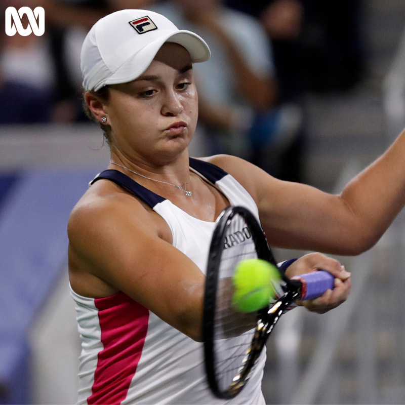 abcsport's tweet photo. 🎾🇦🇺 @ashbar96 is moving into the third round of the @usopen after defeating America's Lauren Davis in straight sets. 6-2, 7-6. 💚💛 #USOpen https://t.co/yCNkYbzz6h