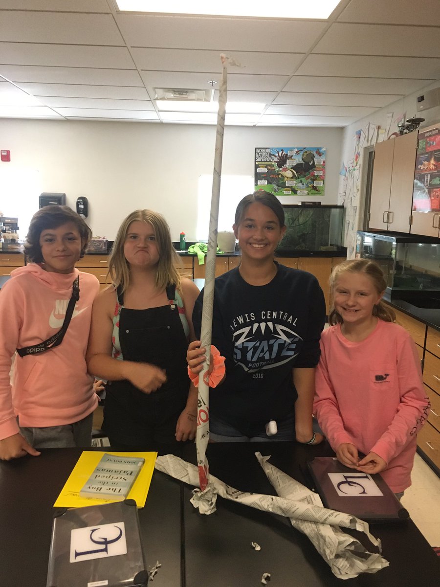 lcscience6's tweet photo. Winners of the paper tower challenge today https://t.co/srbh2ZXYi6