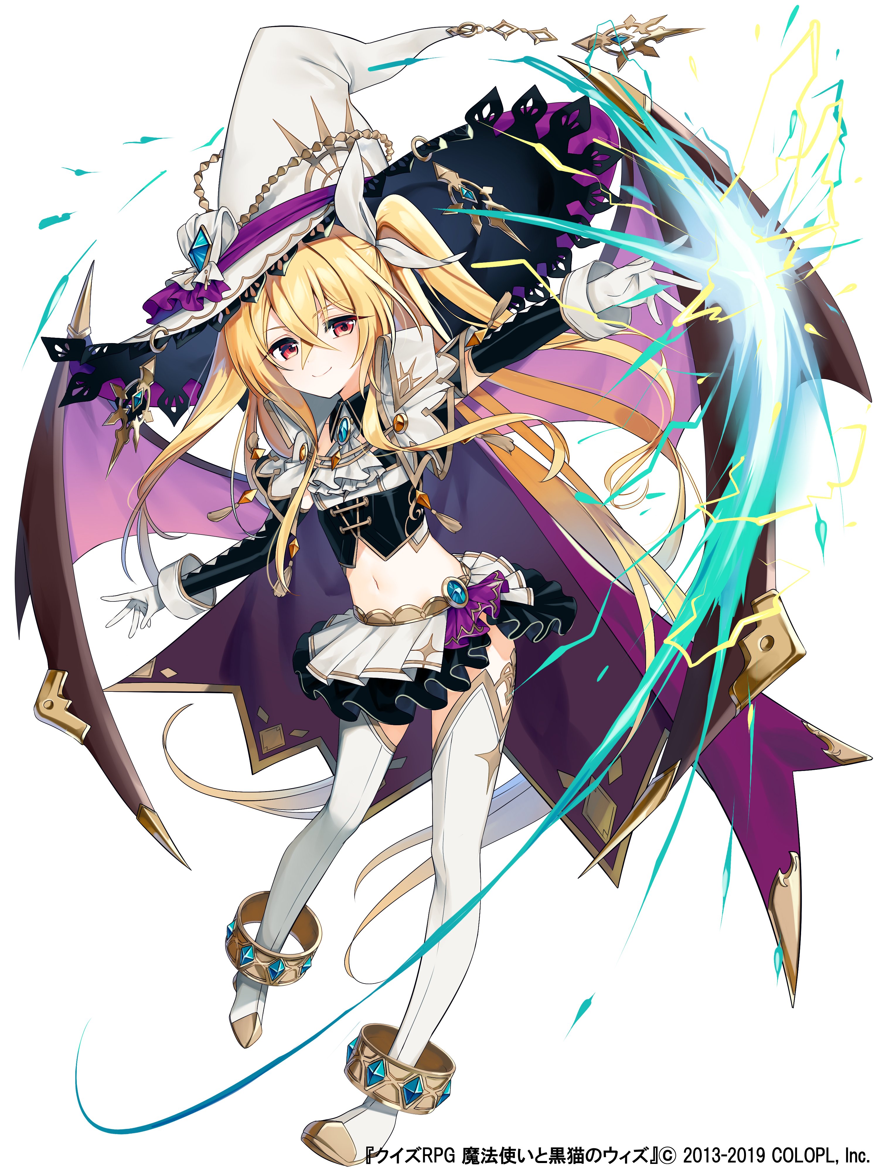 ニナハチ 虹色探偵団シリーズ発売中 在 Twitter 株式会社コロプラ クイズrpg 魔法使いと黒猫のウィズ にて開催されておりました 大魔道杯inクロムマグナ炎の新生徒会 に登場したキャラクター ニヴァナ を描かせていただきました T Co Qlh7i4ovt7