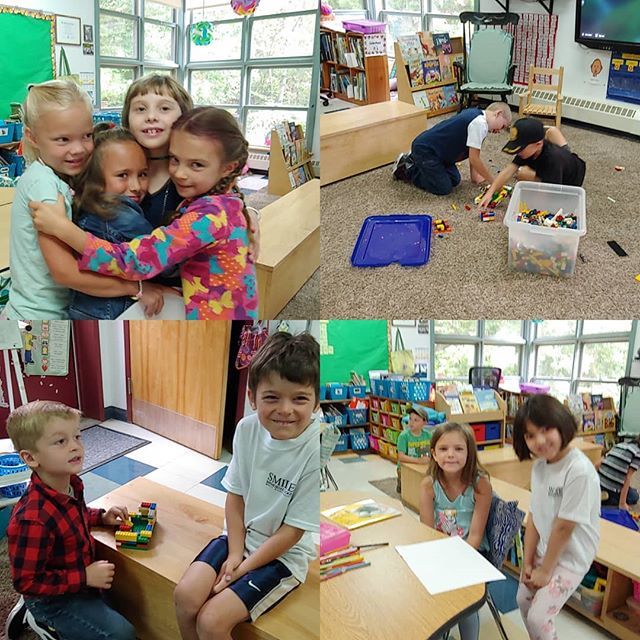First and second graders welcomed new and old friends today. ift.tt/30J7CLA