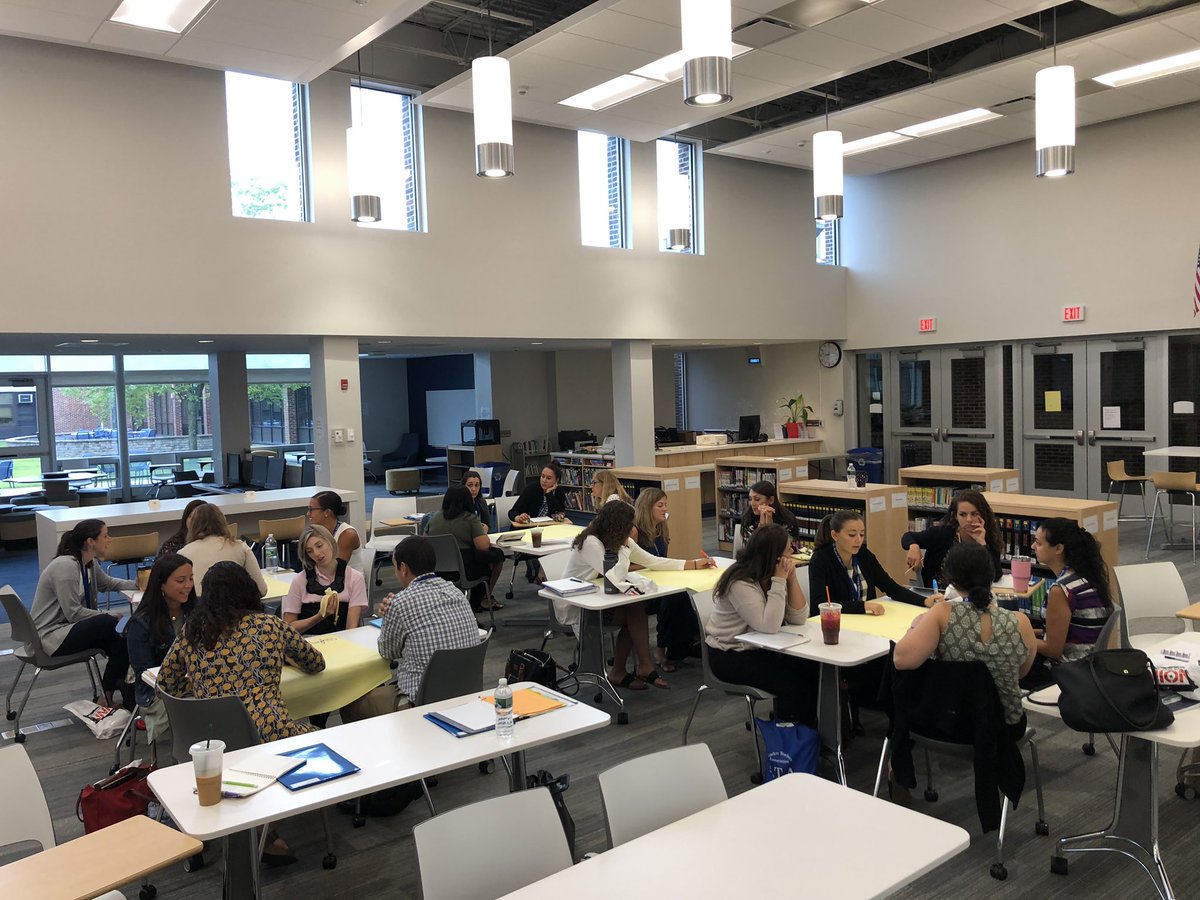 m_goldspiel's tweet photo. With @AbrownAllison wrapping up Roslyn New Teacher Institute 2019! Reflecting on the week, discussing @casas_jimmy #Culturize and sharing best practice. 💙 #ReadyFor2019 and beyond! #inspired https://t.co/fLeVzIJP5v