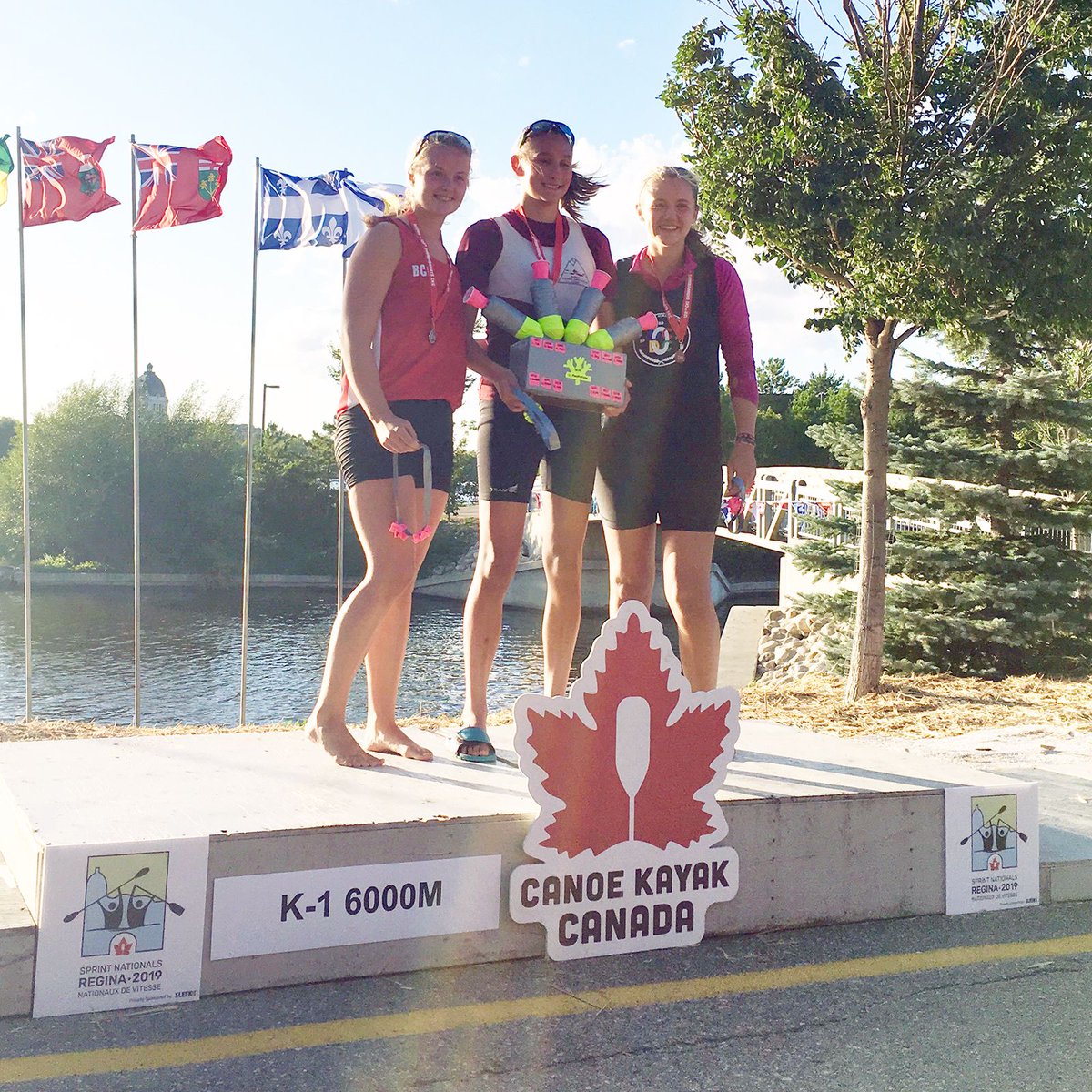 CanoeKayakBC's tweet photo. BC won 8 today medals at Sprint Nationals:
Ydris Hunter: Gold U18 C1 200; Silver U18 C1 500
Cassidy MacPherson: Gold U16 K1 6000; Bronze U16 K1 200
Alex Brent: Silver Jr K1 500
Brian Malfesi: Bronze Sr K1 500
Heather Potkins : Bronze Jr C1 500
Quinn Thomson: Bronze U16 C1 6000 https://t.co/v1NINK57ow