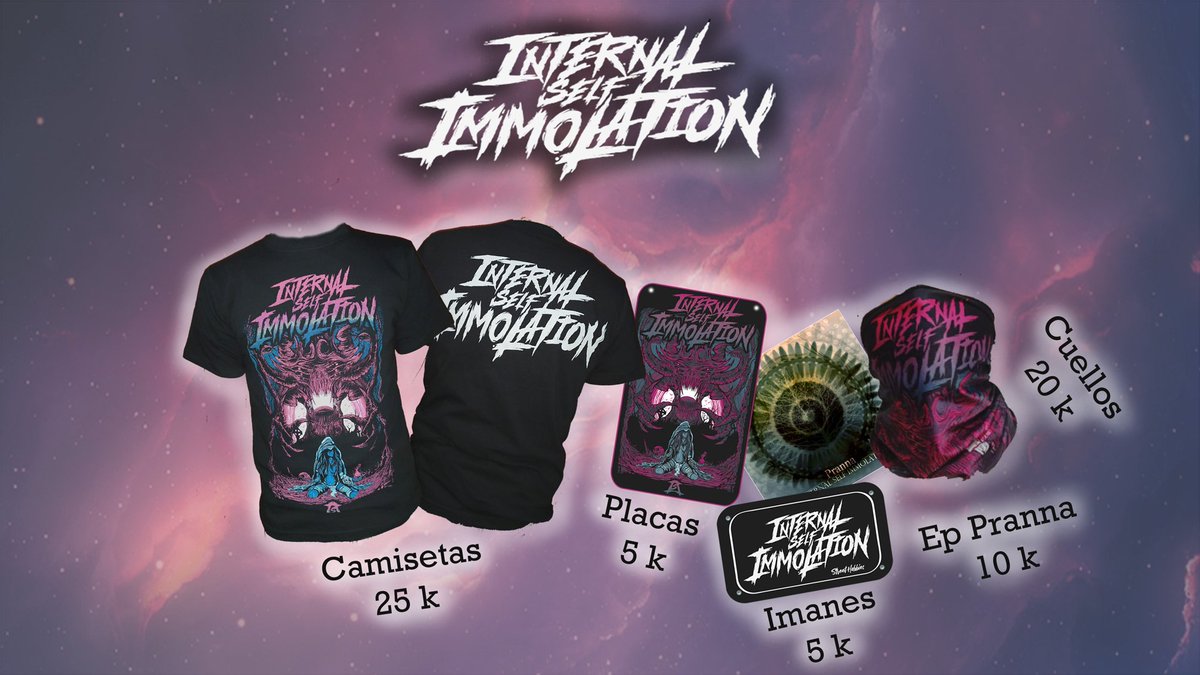 InternalSelfImm's tweet photo. Ey! Amig@s lo prometido es deuda con ustedes nuestro merchandising oficial con las siguientes promociones:

⚠️Combo Reflections: 50 k, Camiseta+Placa+Iman+
Ep Pranna+Cuello 
⚠️ Combo Plague: 40 k, Camiseta + Cuello + Iman
⚠️Combo Pranna: 30 k, Camiseta + Ep Pranna + Iman o 
Placa https://t.co/qNfbN0rKoL