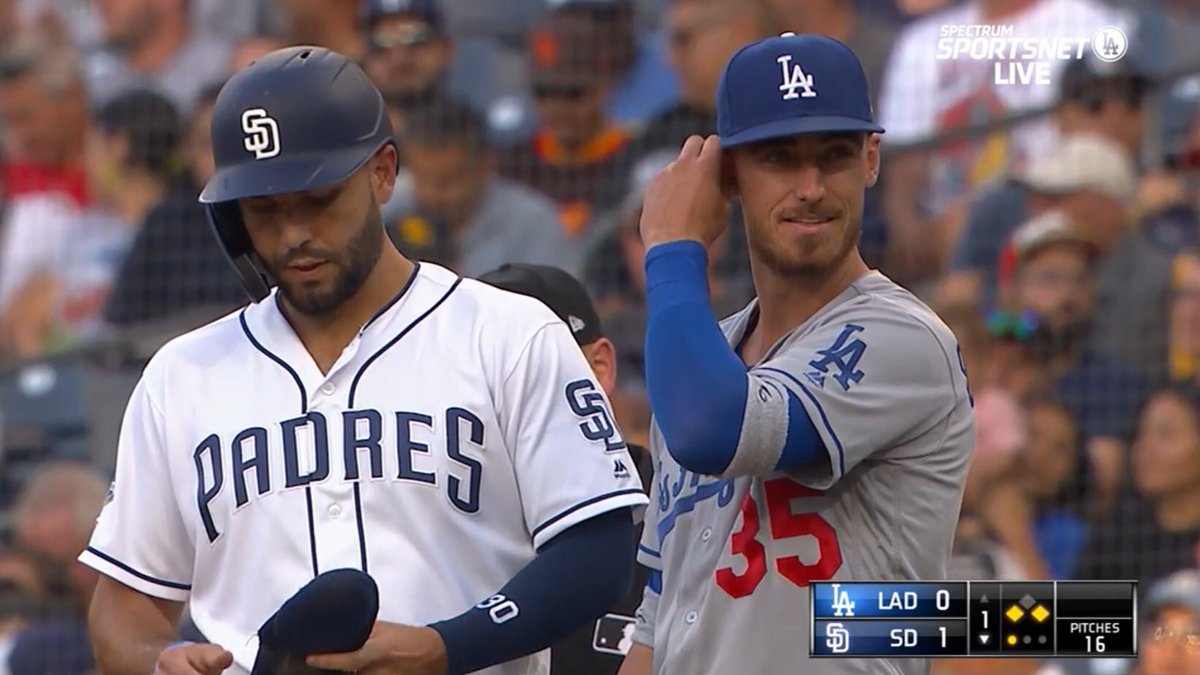 <whispering> “ok so like, I was playing Star Wars Battlefront last night, and bro, I realized, umpires? One letter away from empire. Like, the Evil Empire. They’re the Evil Umpire. Get it?Shit, he’s looking over here, be cool, be cool.”~Deep Thoughts with Cody Bellinger~