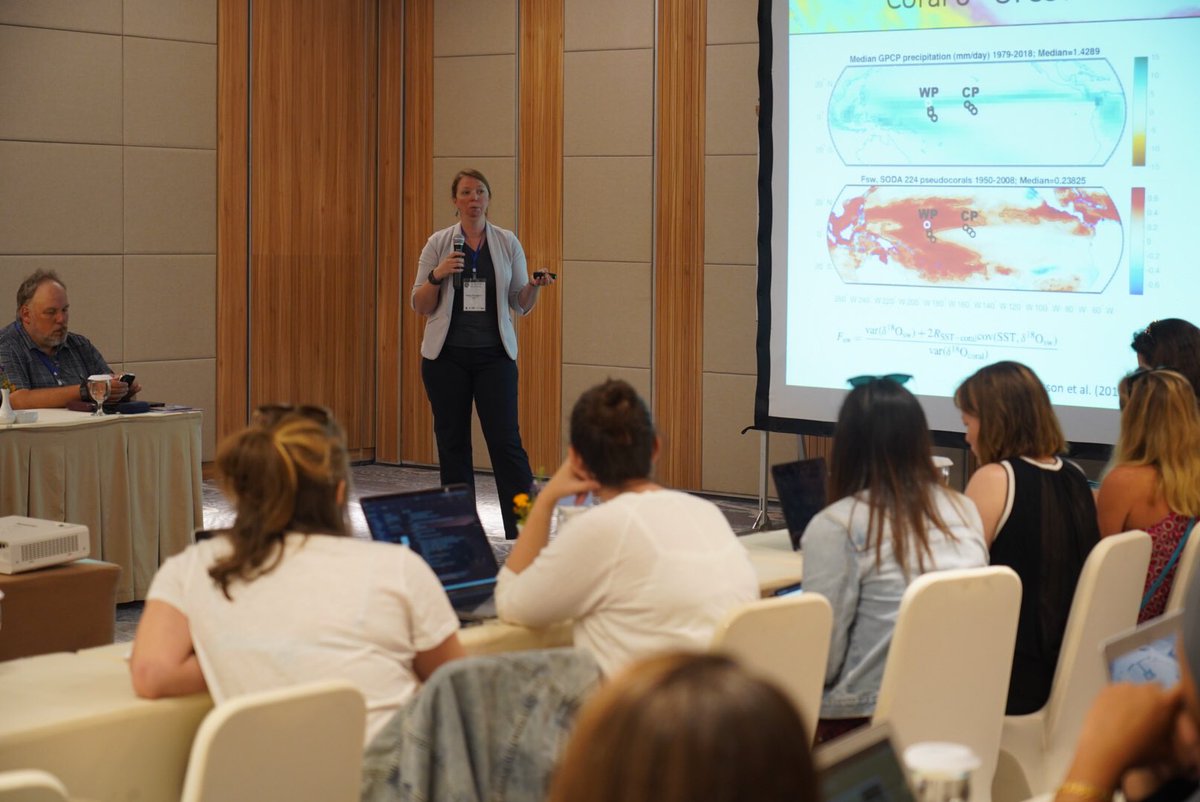 EnsoPaleo's tweet photo. Day 3 starts with Diane Thomson: Sediment archives of ENSO variability: New insights and novel proxies https://t.co/McJj1im4Sg