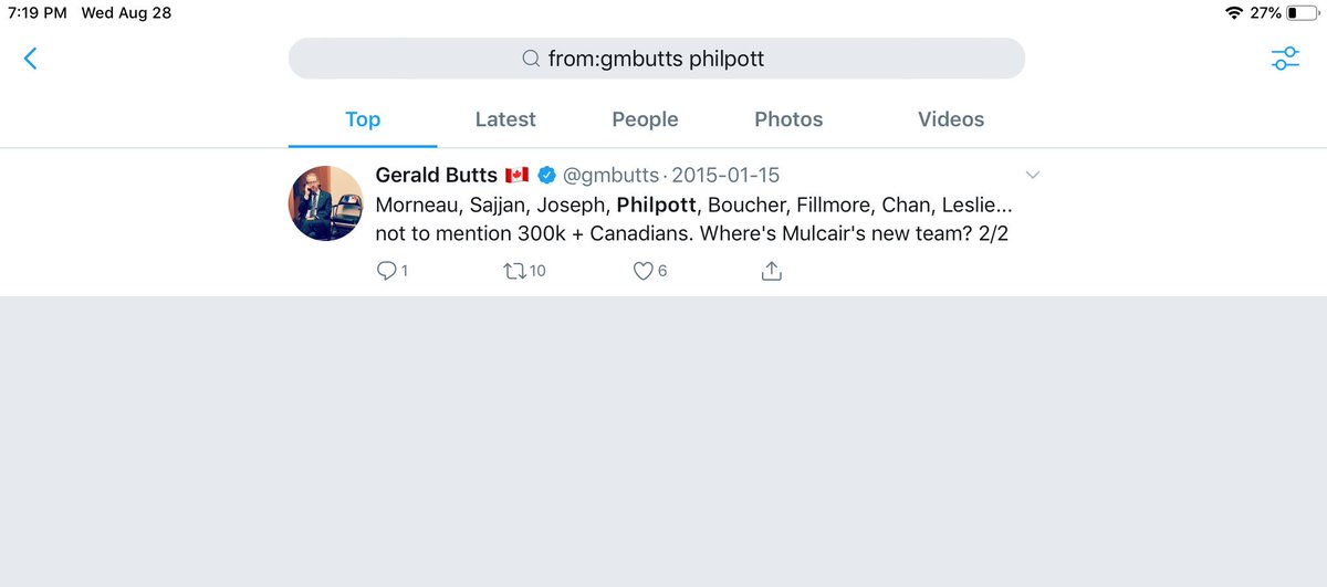 SeeClickFlash's tweet photo. @RobynUrback @gmbutts Yet you only have one tweet remaining with “Philpott” in it. Did you do some #LavaScam housekeeping in your account? https://t.co/M9k4cb7Zat