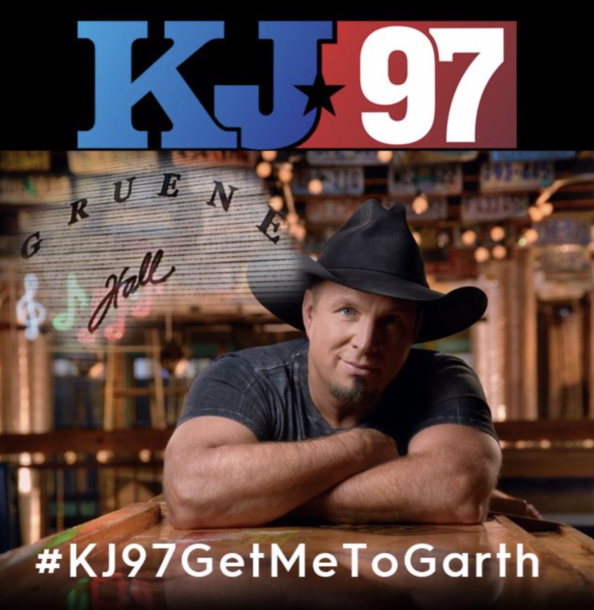 KJ97SanAntonio's tweet photo. Jump into the deep end of a #DiveBar with @garthbrooks!  Win your way in by retweeting this with #KJ97GetMeToGarth and #Sweepstakesentry to win!  Maybe we’ll see you at @GrueneHallTX! https://t.co/rhE9TjAw95
