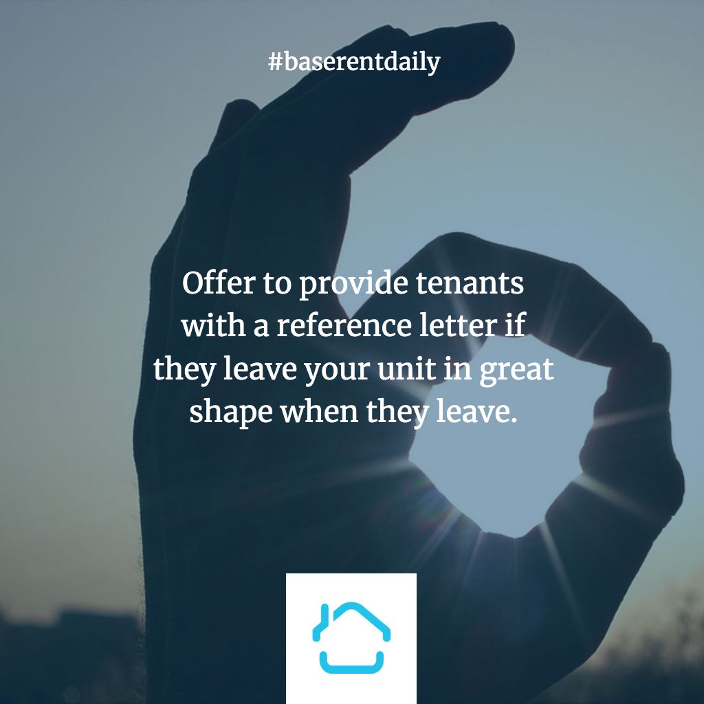 Perks. That’ll get em. #baserentdaily #landlordtops