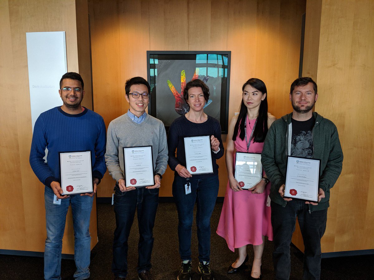 WEHI_Postdocs's tweet photo. Congratulations to our deserving awardees! All the best for your conferences and professional development workshops. #PDAawards https://t.co/r2NkpFmocS