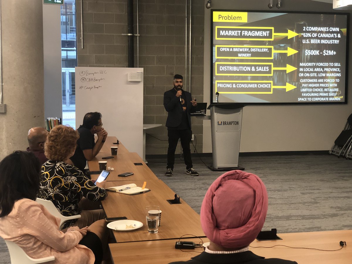 DanielBishun's tweet photo. We are hosting our monthly pitching session with  CBA Brampton. Four amazing pitches tonight. #catalystbrampton #thebusinessadvisor https://t.co/PZcJ4kxnrp