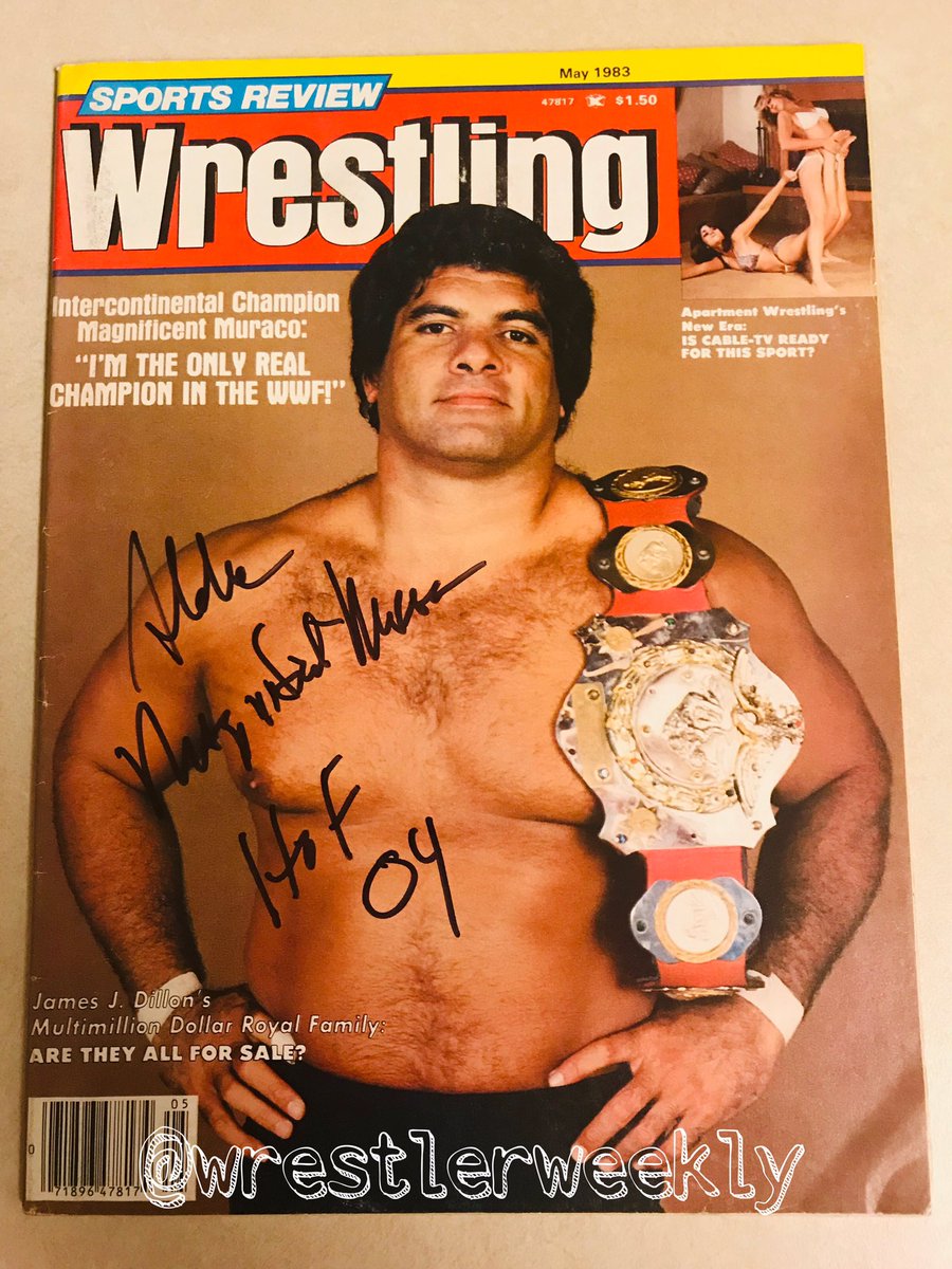 wrestlerweekly's tweet photo. WRESTLER WEEKLY #20YearProject! THIS WEEK we focus on the #WWF #WWE INTERCONTINENTAL CHAMPIONS from August 1981 #Magnificent #DonMuraco vs #WWF August 2001 #EDGE RANK these IC Champs from 20 years apart! WHO WAS YOUR FAVORITE? https://t.co/o6cOooE60J