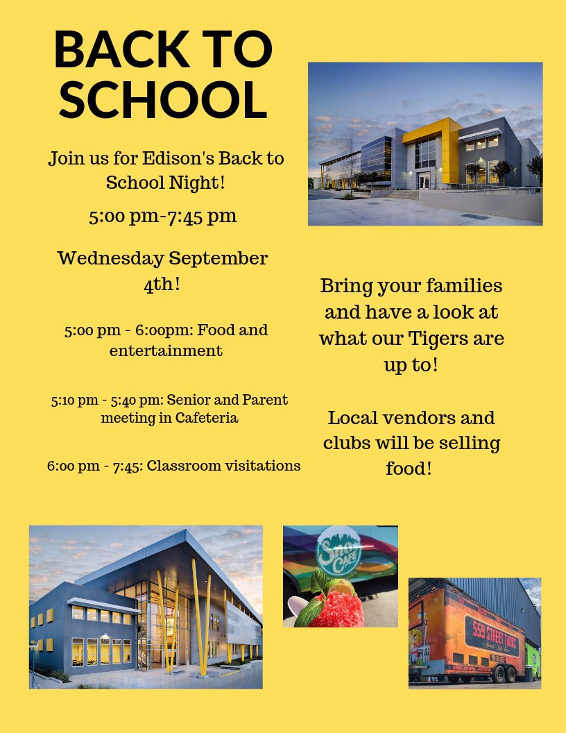 This is what we have going on at EHS next week. Retweet and be the student to get the most retweets!