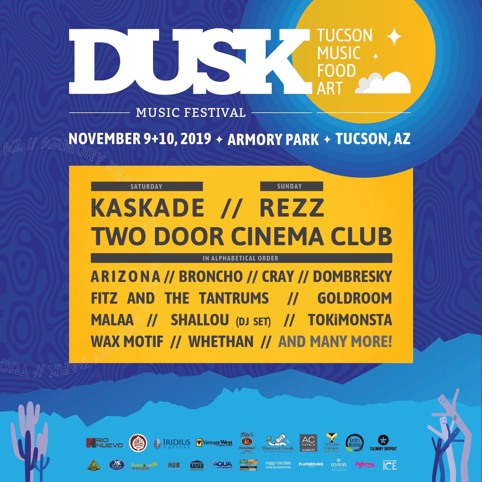 2019 Dusk Music Festival lineup