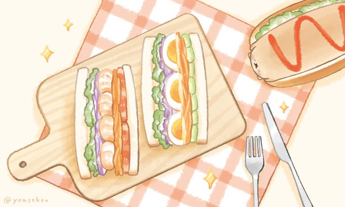 「目玉焼き トースト」のTwitter画像/イラスト(新着)｜15ページ目