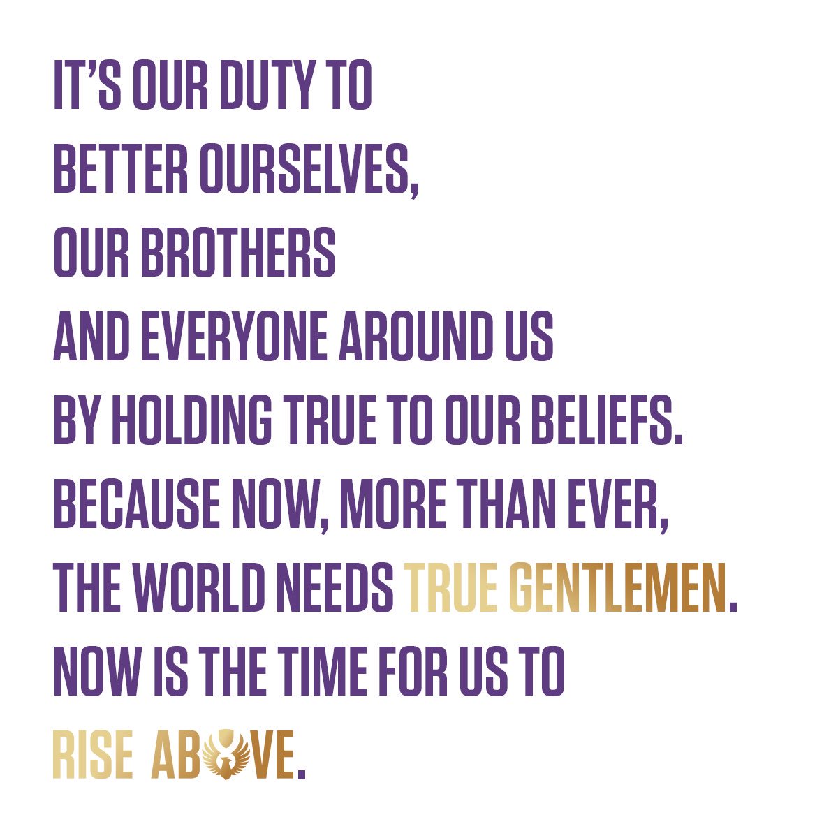 Rise Above with the True Gentlemen of Sigma Alpha Epsilon. 

#JoinSAE