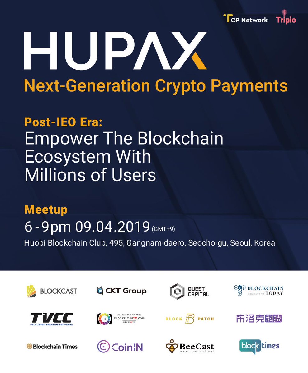 HUPAYX_ENG's tweet image. HUPAYX, TOP Network and Tripio will participate at upcoming meetup, showcasing how each entity putting efforts on empowering the blockchain ecosystem with real users. #hupayx #topnetwork #tripio #meetup #crypto #reallife #usage #implementation