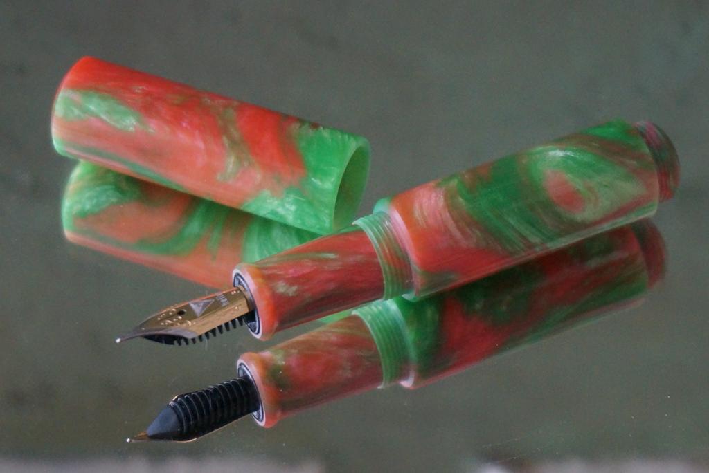 helicopen's tweet image. Midori Sunrise みどりサンライズ
#シュクル万年筆 ￥19,440：税込

#みんなでにゃごや #ColorSession