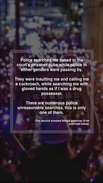 PopUpWok's tweet photo. What Hong Kong police have done to female protesters #ProtestToo #StandWithHongKong #women https://t.co/kvzXuRIk5D