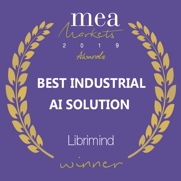 librimind's tweet photo. Thanks, MEA Markets for naming Librimind on Best Industrial AI Solution 2019! #GoLibrimind #industrialAI ⚡️ https://t.co/bggJSHNJ3s