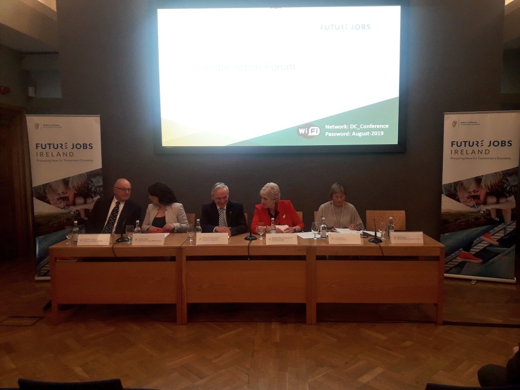 DeptCEE's tweet image. Industry Has a Vital Role to Play to Tackle Climate Disruption – @RichardbrutonTD &amp;amp; @HHumphreysFG - Press Release 
dccae.gov.ie/en-ie/news-and… @EnterInnov #ClimateActionPlan2019 @merrionstreet #FutureJobsIreland