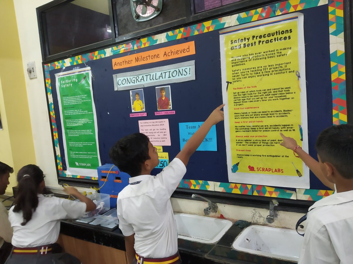 atl_sajs's tweet photo. Curiosity nurtures young minds. The pioneering yet innovative minds of Atal Tinkering Labs have created and assembled many a projects. The belief of making our society advanced and feasible to all is the aim.
IDEATE.INNOVATE.INSPIRE
.
.
@ATL @atl_sajs @DeepaSharma @saurabhaswani https://t.co/ohuGnLjODi