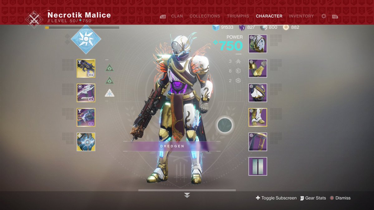 NecrotikG's tweet photo. Honestly, this was probably one of the worst grinds I've ever played through.. This was ultra rough #solsticearmor #Destiny2 #D2 #bungie #solstice #grind https://t.co/zCHCk2z5wa