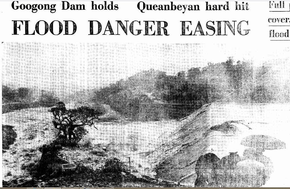 Regionalchampion In Queanbeyan S Great Flood Of 1976 There Were Fears The Googong Dam Wall Would Fail But It Wasn T The Worst Natural Disaster To Wreak Havoc Locally On 2cc