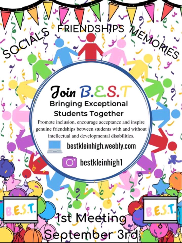 come out for our first meeting on september 3 before and after school! also stop by the lgi tomorrow for a q&amp;a with the officers! can’t wait to see y’all!