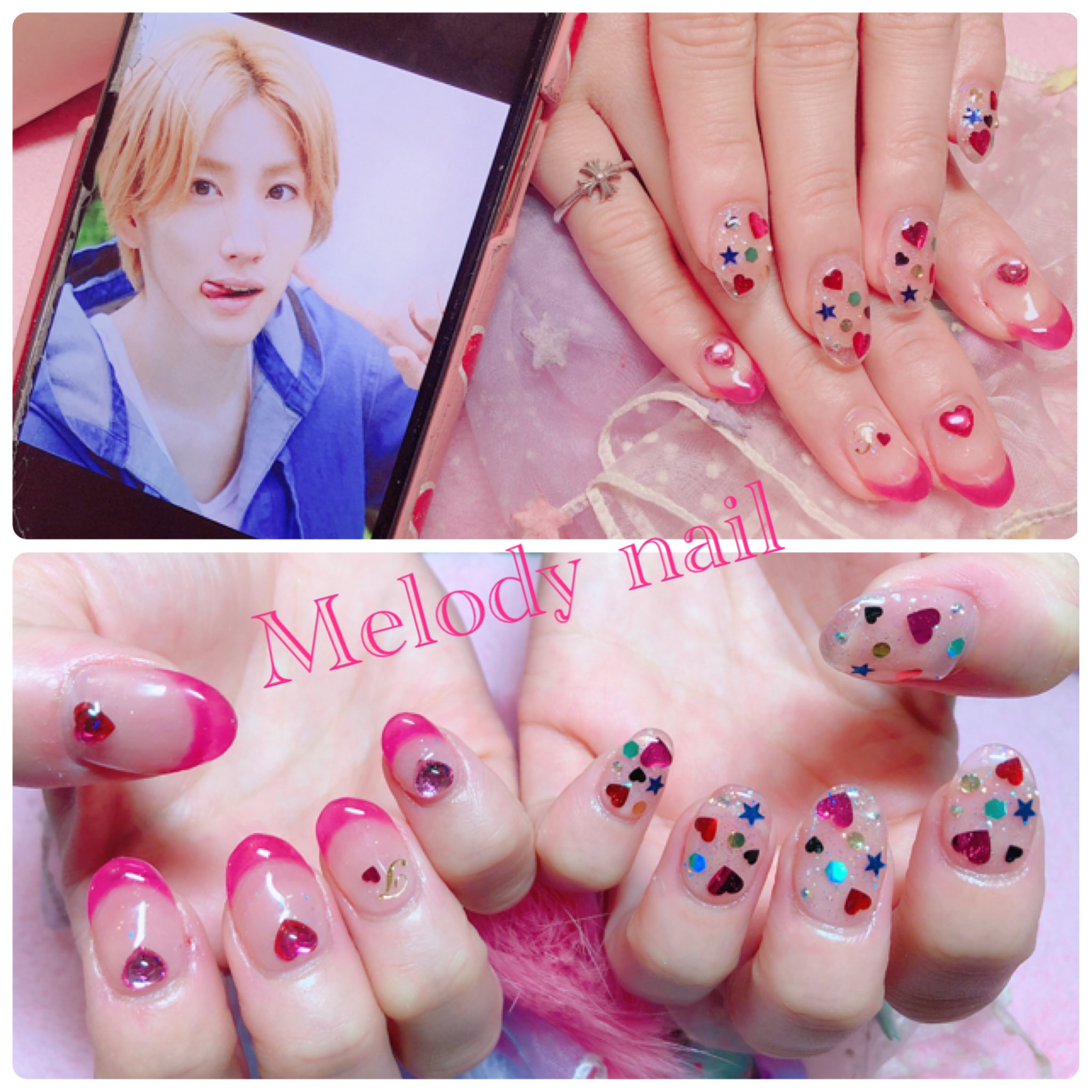 ネイルチップ　3Dネイル　SixTONES　京本大我